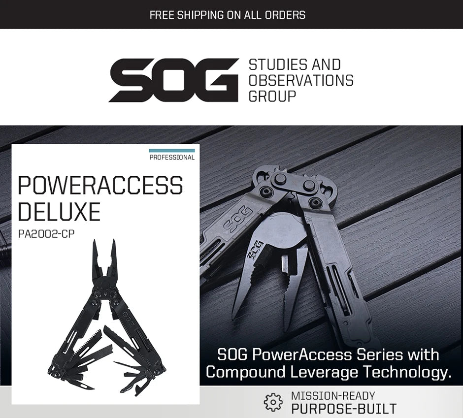 SOG POWER ACCESS DELUXE BLACK