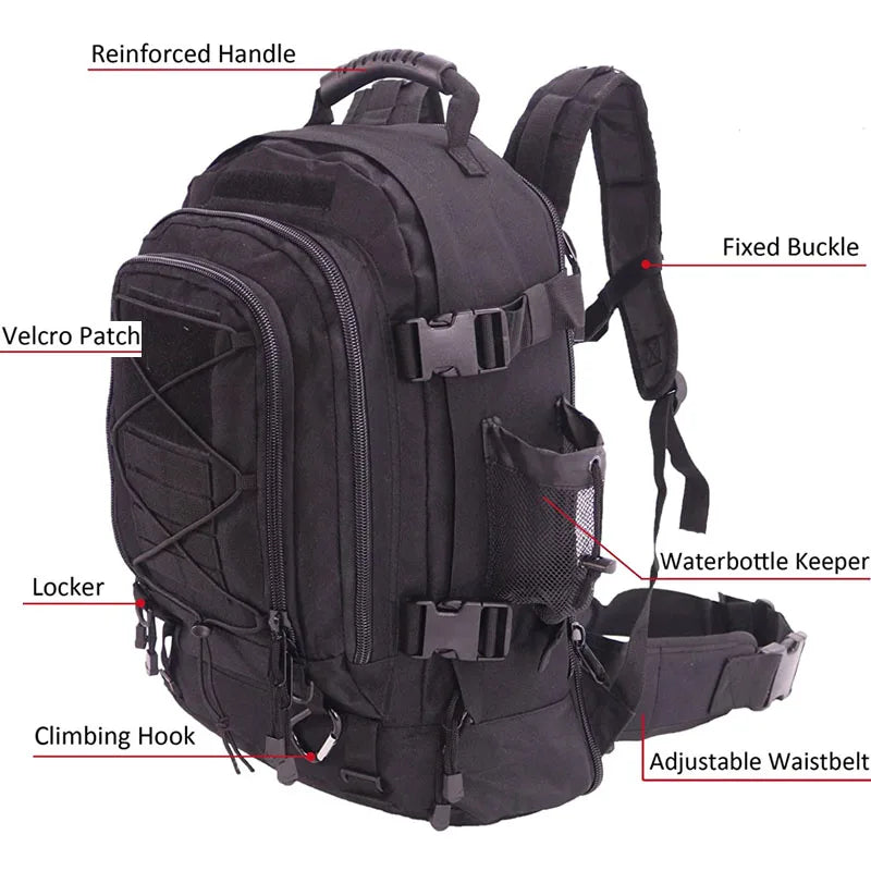 ZAINO BACKPACK MOLLE ASSAULT 60L