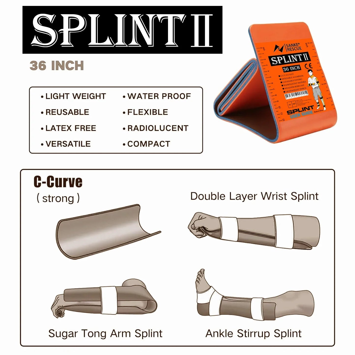 STECCOBENDA CONFORMABILE SPLINT