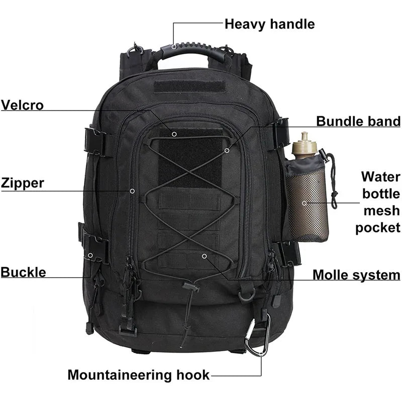 ZAINO BACKPACK MOLLE ASSAULT 60L