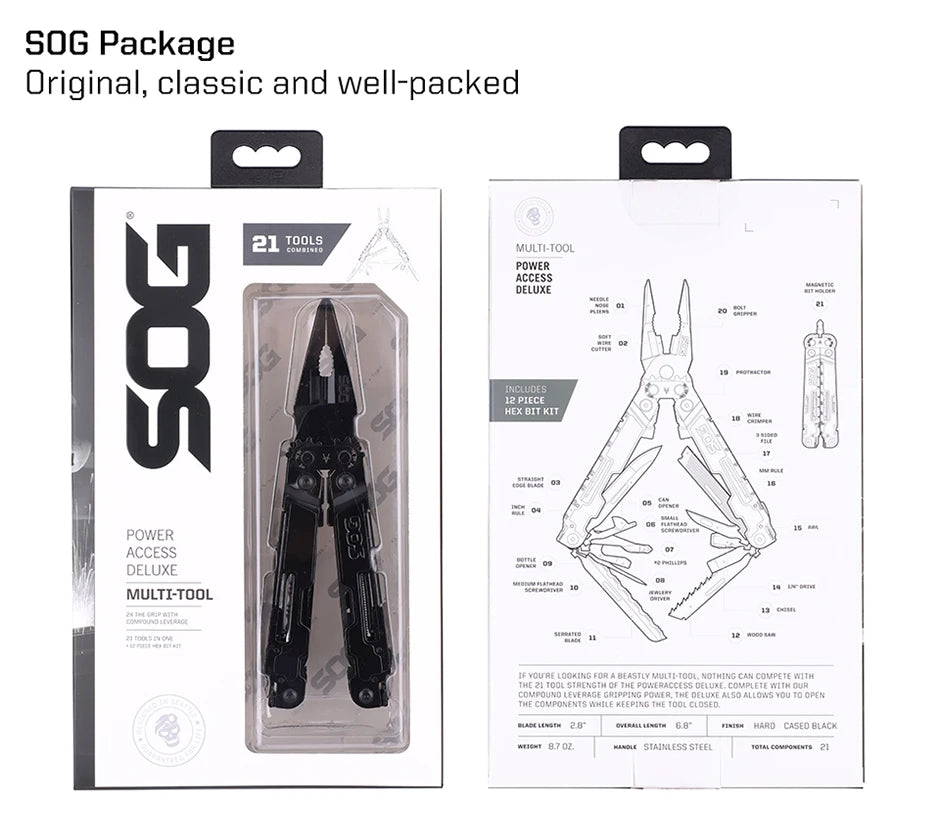 SOG POWER ACCESS DELUXE BLACK