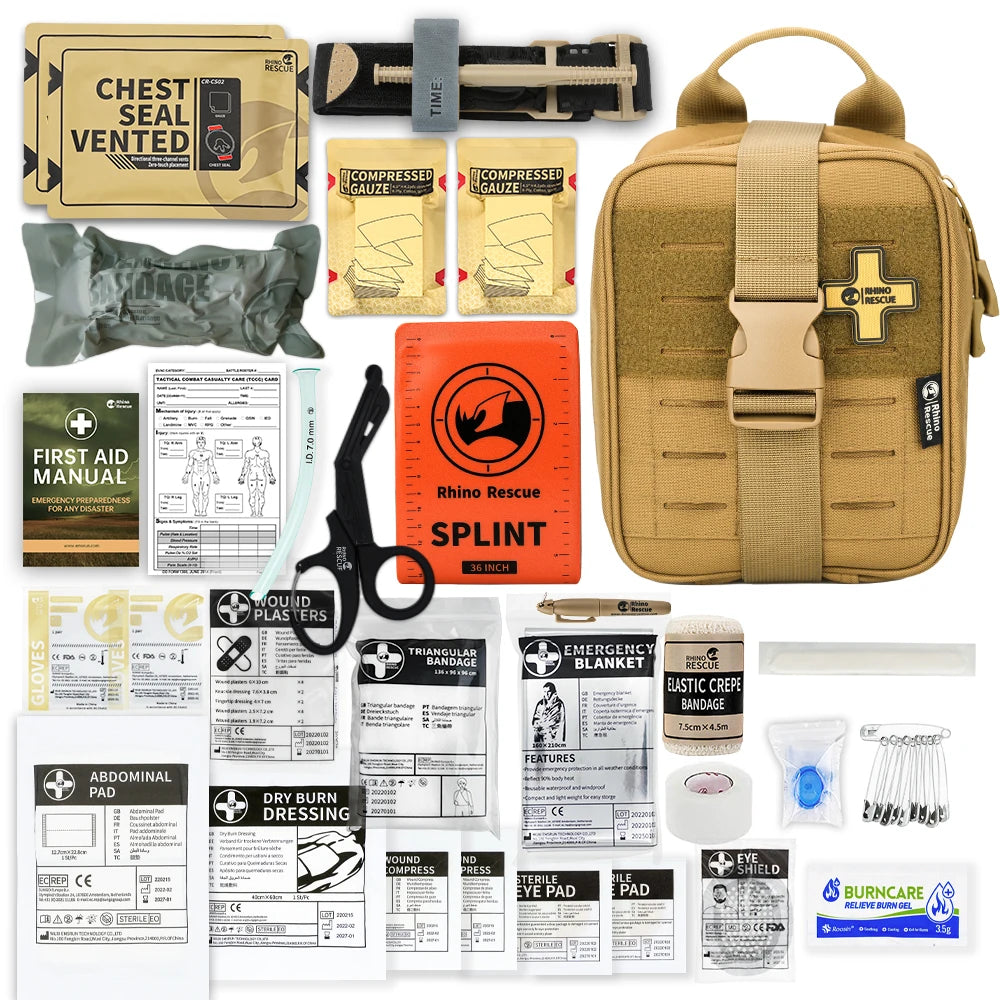 KIT PRONTO SOCCORSO TATTICO IFAK TRAUMA KIT TACTICAL