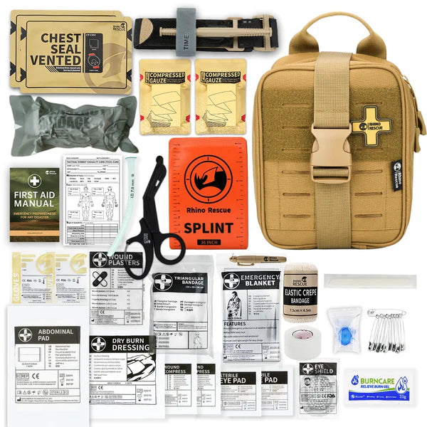 KIT PRONTO SOCCORSO TATTICO IFAK TRAUMA KIT TACTICAL