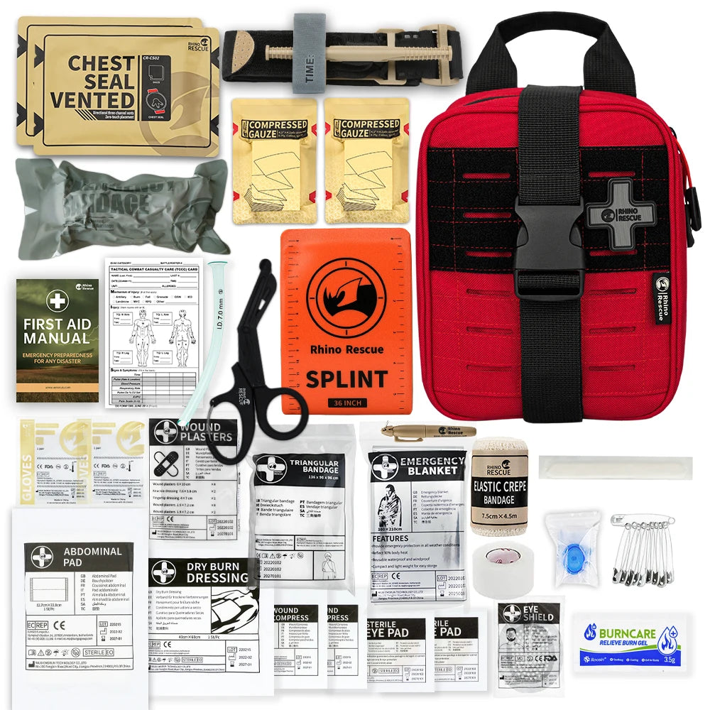KIT PRONTO SOCCORSO TATTICO IFAK TRAUMA KIT TACTICAL