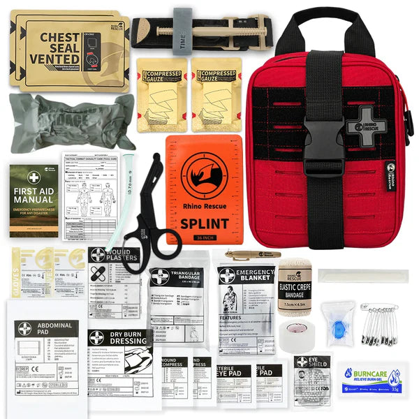 KIT PRONTO SOCCORSO TATTICO IFAK TRAUMA KIT TACTICAL