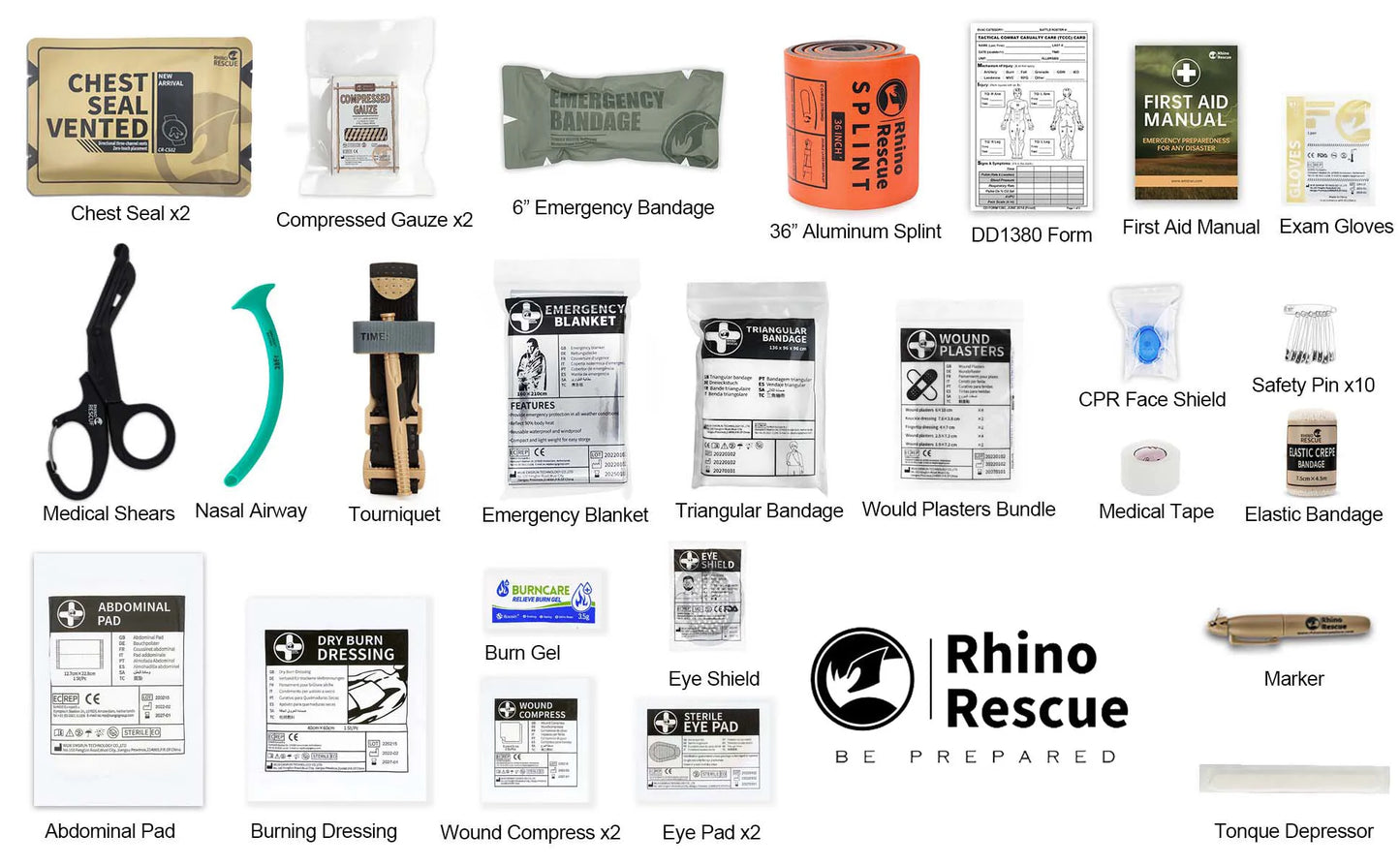 KIT PRONTO SOCCORSO TATTICO IFAK TRAUMA KIT TACTICAL