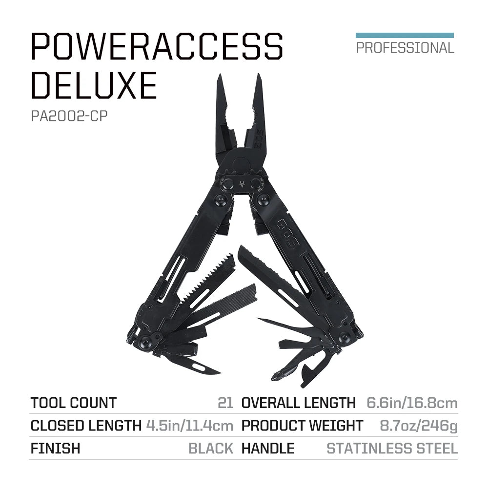 SOG POWER ACCESS DELUXE BLACK