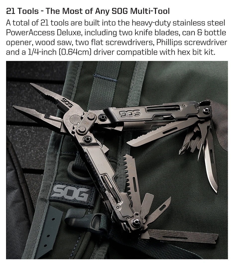 SOG POWER ACCESS DELUXE BLACK