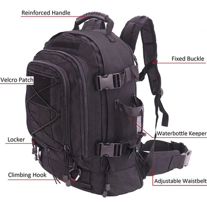 ZAINO BACKPACK MOLLE ASSAULT 60L