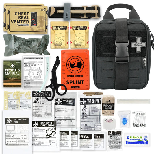 KIT PRONTO SOCCORSO TATTICO IFAK TRAUMA KIT TACTICAL