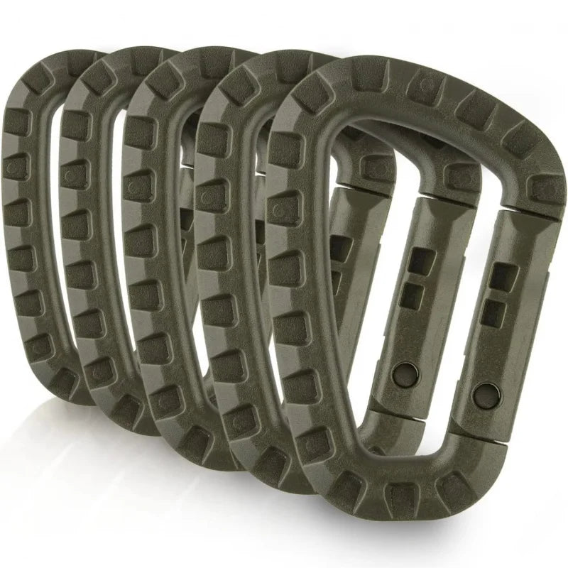 KIT 5 PEZZI MILITARY TACTICAL CARABINER