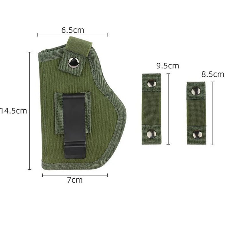 FONDINA AMBIDESTRA PER PISTOLA GLOCK 17/19, COLT 1911, BERETTA M9, 92 FS