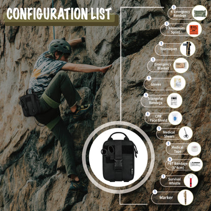 FIRST AID SURVIVAL KIT 20 PIECES