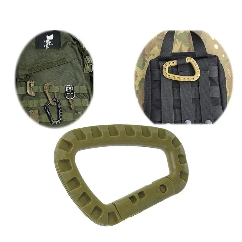 KIT 5 PEZZI MILITARY TACTICAL CARABINER