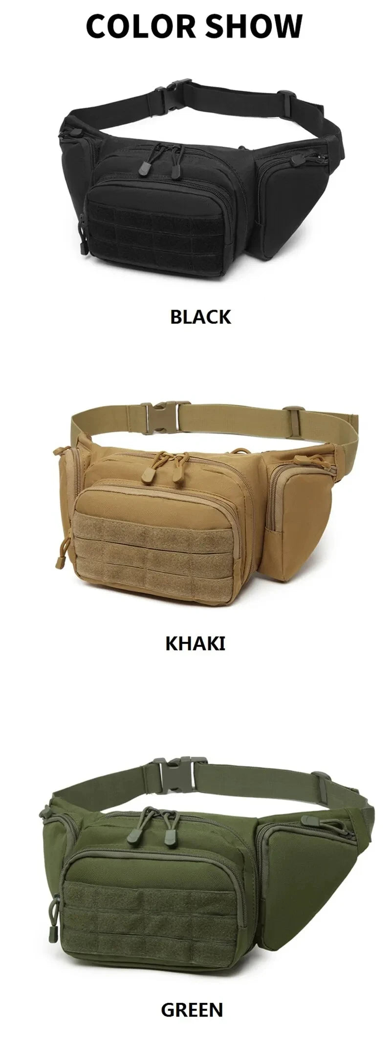 MULTI-POCKET TACTICAL NYLON BAG