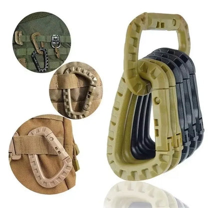 KIT 5 PEZZI MILITARY TACTICAL CARABINER