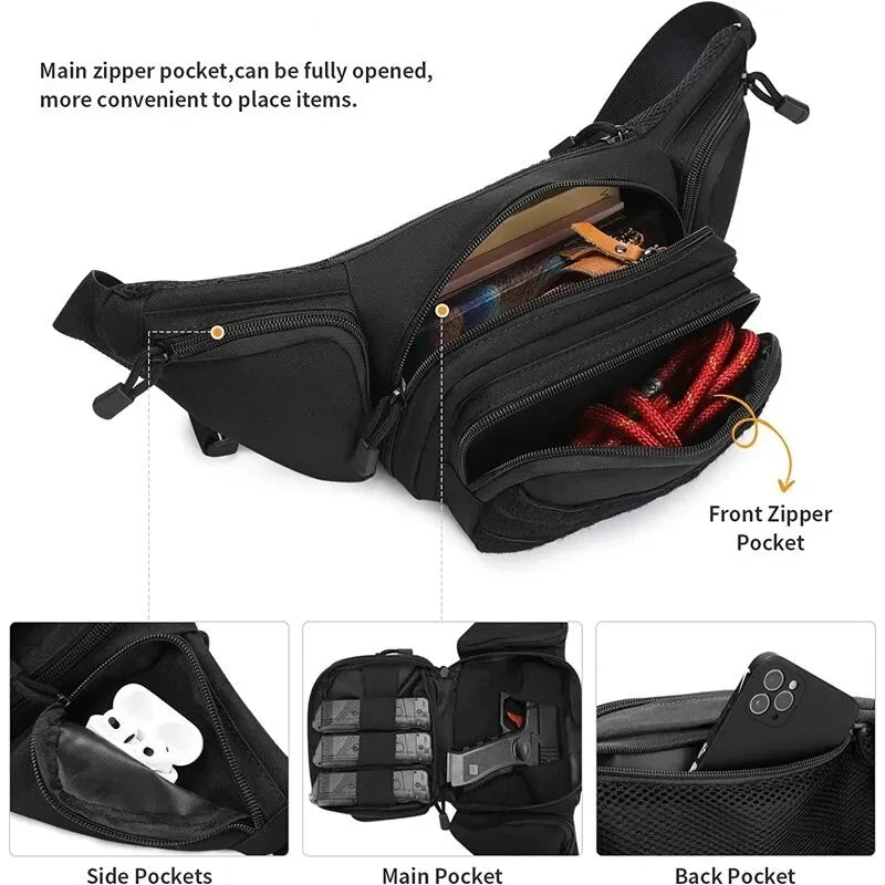 MULTI-POCKET TACTICAL NYLON BAG