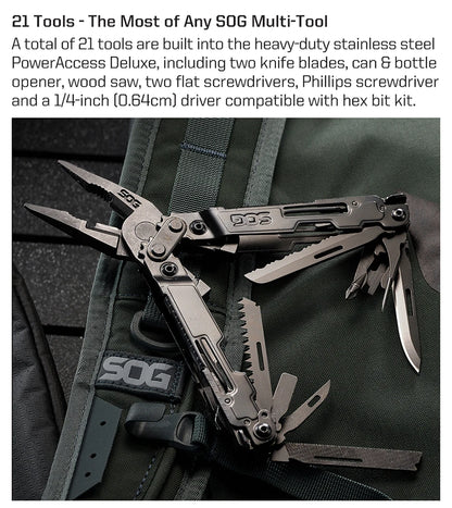 SOG POWER ACCESS DELUXE BLACK